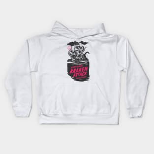 Kraken Attack Kids Hoodie